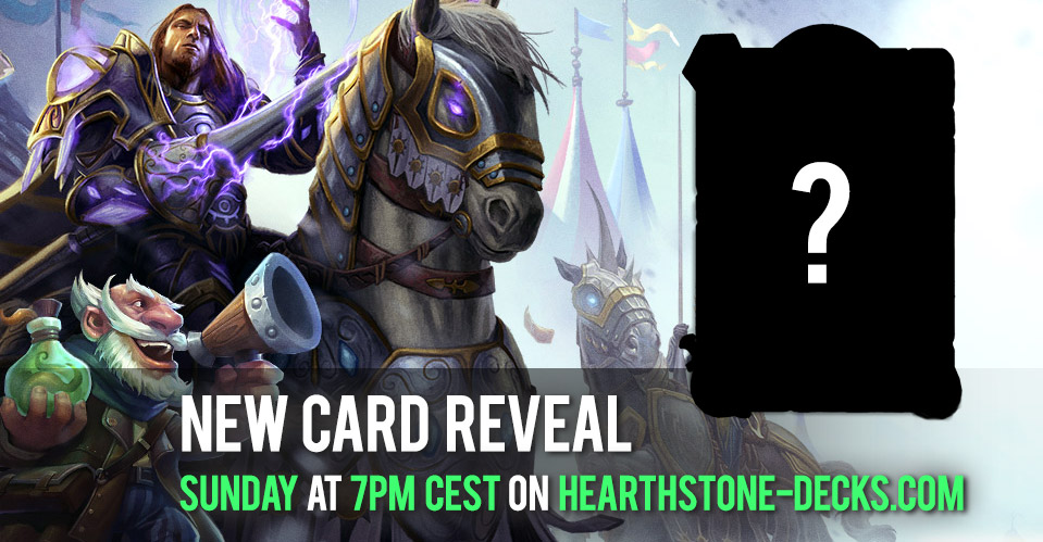 Discover an exclusive new card this sunday at 7pm CEST on Hearthstone-Decks
