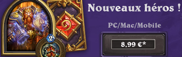 Chaque héros coûte 8,99€