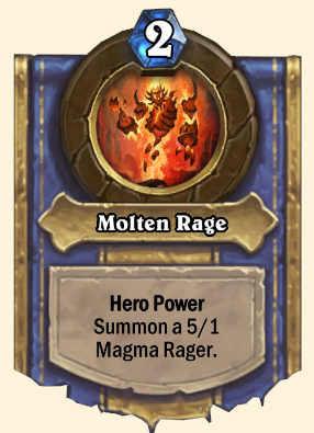Pouvoir héroïque Ragnaros Hearthstone
