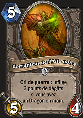 Corrupteur de l'Aile noire carte Hearthstone