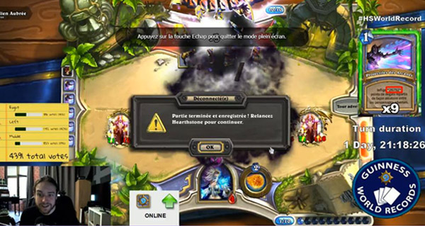 Tour le plus long hearthstone