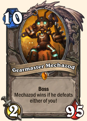 Carte Bras de fer co-op dans Hearthstone