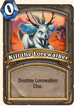 Carte Bras de fer co-op dans Hearthstone