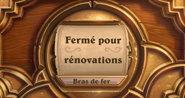 bras de fer : le mode de jeu ferme pour une nouvelle renovation
