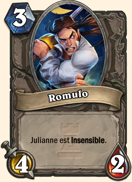 Carte Hearthstone - Romulo - Julianne
