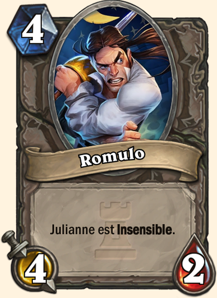 Carte Hearthstone - Romulo - Julianne