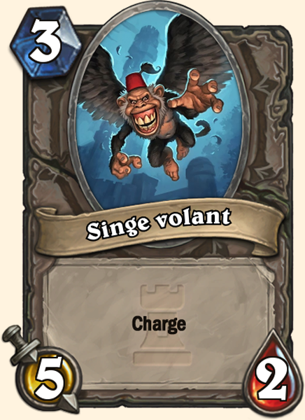 Carte Hearthstone - Singe volant - La Mégère