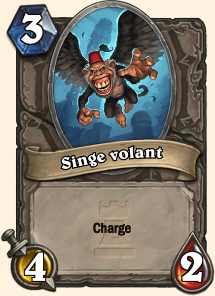 Carte Hearthstone - Singe volant - La Mégère