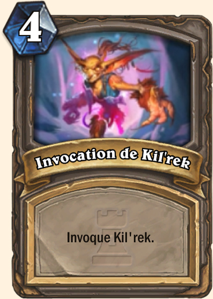 Carte Hearthstone - Invocation de Kil'rek - Terestrian Malsabot