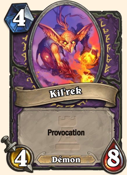 Carte Hearthstone - Kil'rek (Héroïque) - Terestrian Malsabot