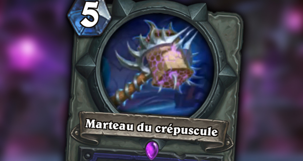 nouvelle arme chaman : marteau du crepuscule