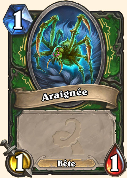 Araignée carte Hearthstone