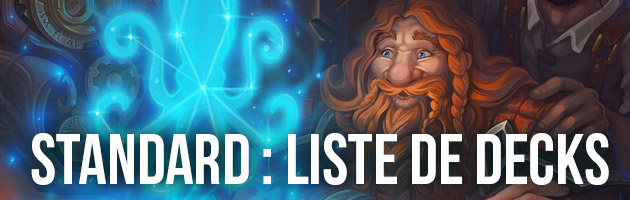 Liste de decks standard Hearthstone
