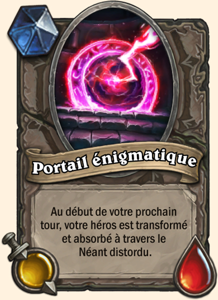  Portail énigmatique carte Bras de fer Hearthstone