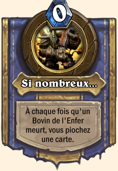  Si nombreux pouvoir Bras de fer Hearthstone