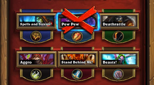 Le mode standard dans Hearthstone