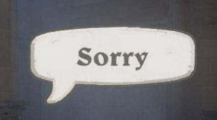 Emote Sorry sur Overwatch