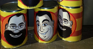 Des boîtes prêtes à tomber