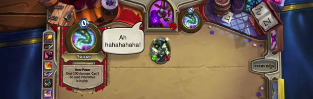 Si Dorothée meurt, La Mégère vous inflige 100 points de dégâts.
