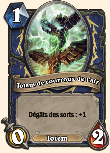 Totem de courroux de l'air carte Hearthstone