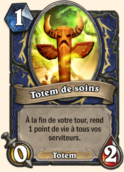 Totem de soins carte Hearthstone