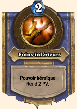Soins inférieurs : le pouvoir héroïque du Prêtre dans Hearthstone