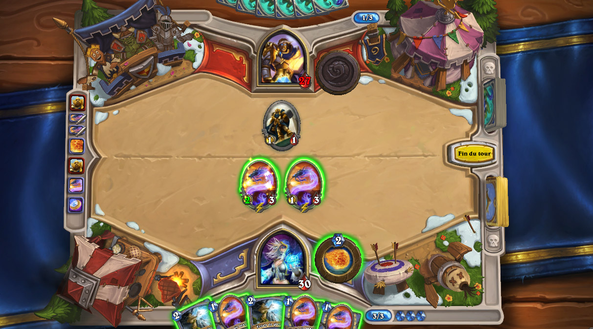 Un deck composé de vos deux choix