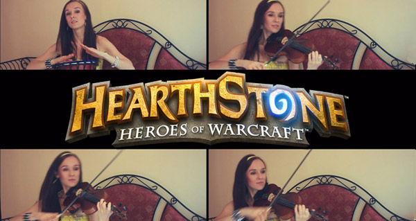 le theme hearthstone revisite par anastasia soina au violon
