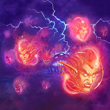 Carte Hearthstone Feux follets enragés