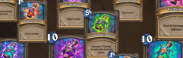 Un exemple des cartes que vous devrez choisir pour composer votre sort