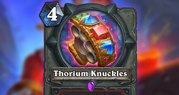 gadgetzan : thorium knuckles arme pour guerrier