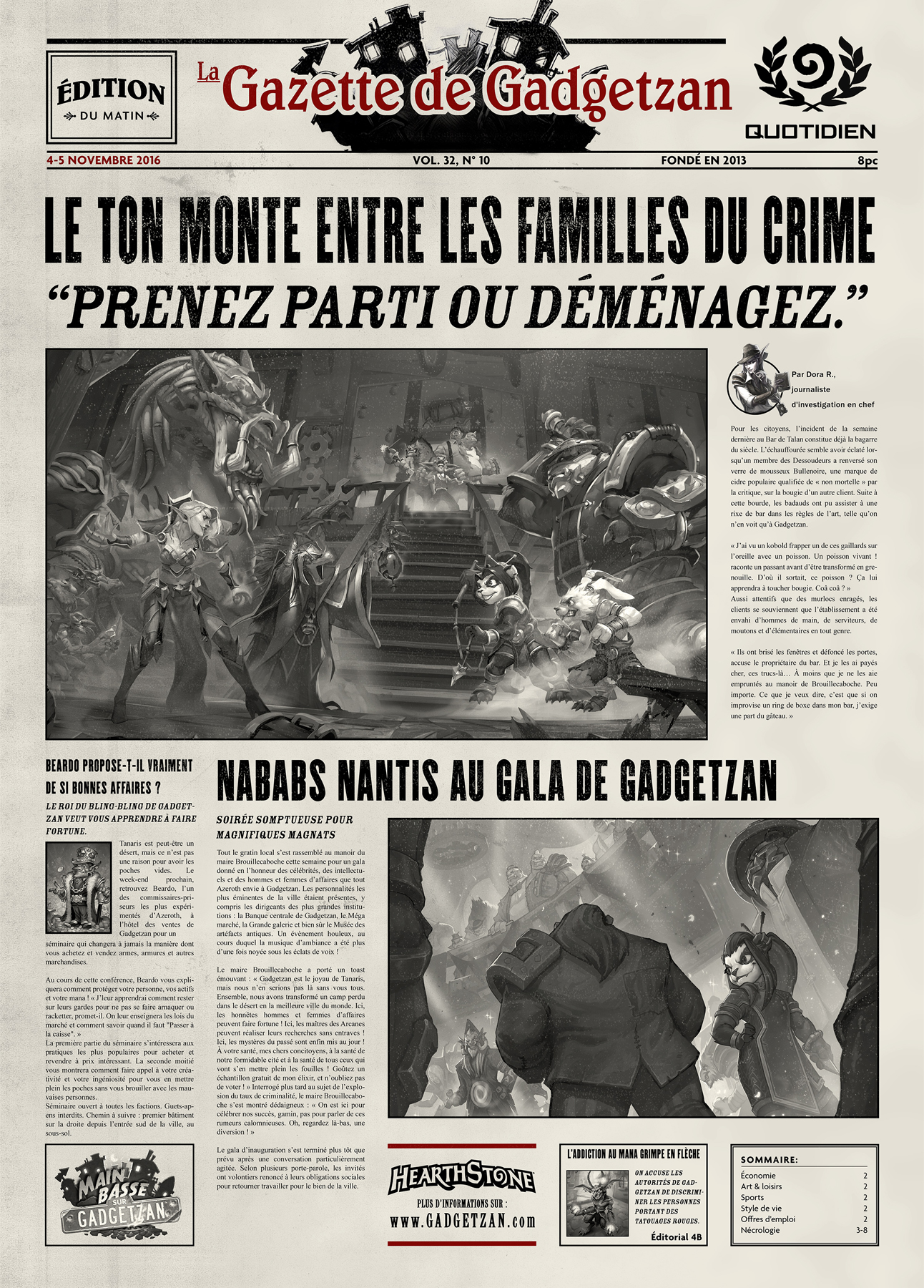 La Gazette de Gadgetzan, vol. 32, n°10