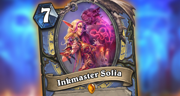 gadgetzan : nouvelle carte legendaire inkmaster solia
