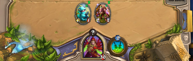 Bras de fer : jouez un sort et un serviteur de même coût apparait sur le plateau