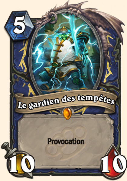  Le gardien des tempêtes carte Hearthstone