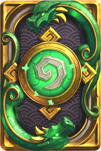 Dos de carte Hearthstone - Lotus de jade