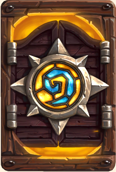 Dos de carte Hearthstone - Blizzcon 2016
