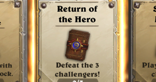 Quête unique : Le Retour du héros
