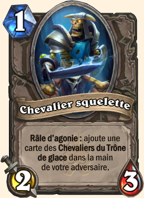 Carte Hearthstone Chevalier squelette