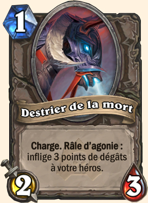 Carte Hearthstone Destrier de la mort