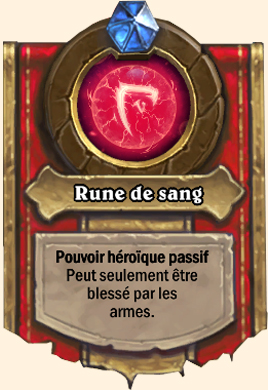 Pouvoir héroïque Saurcroc Rune de sang