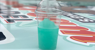 Pause granité à la menthe