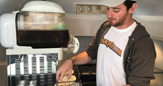 Distribution de glaces et de granités