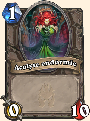 Carte Hearthstone Acolyte endormie