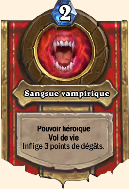 Pouvoir héroïque Lana'thel Sangsue vampirique