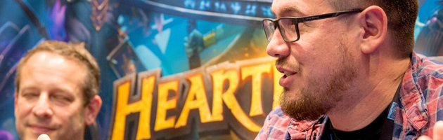 Jason Chayes et Ben Brode à la Gamescom pendant l