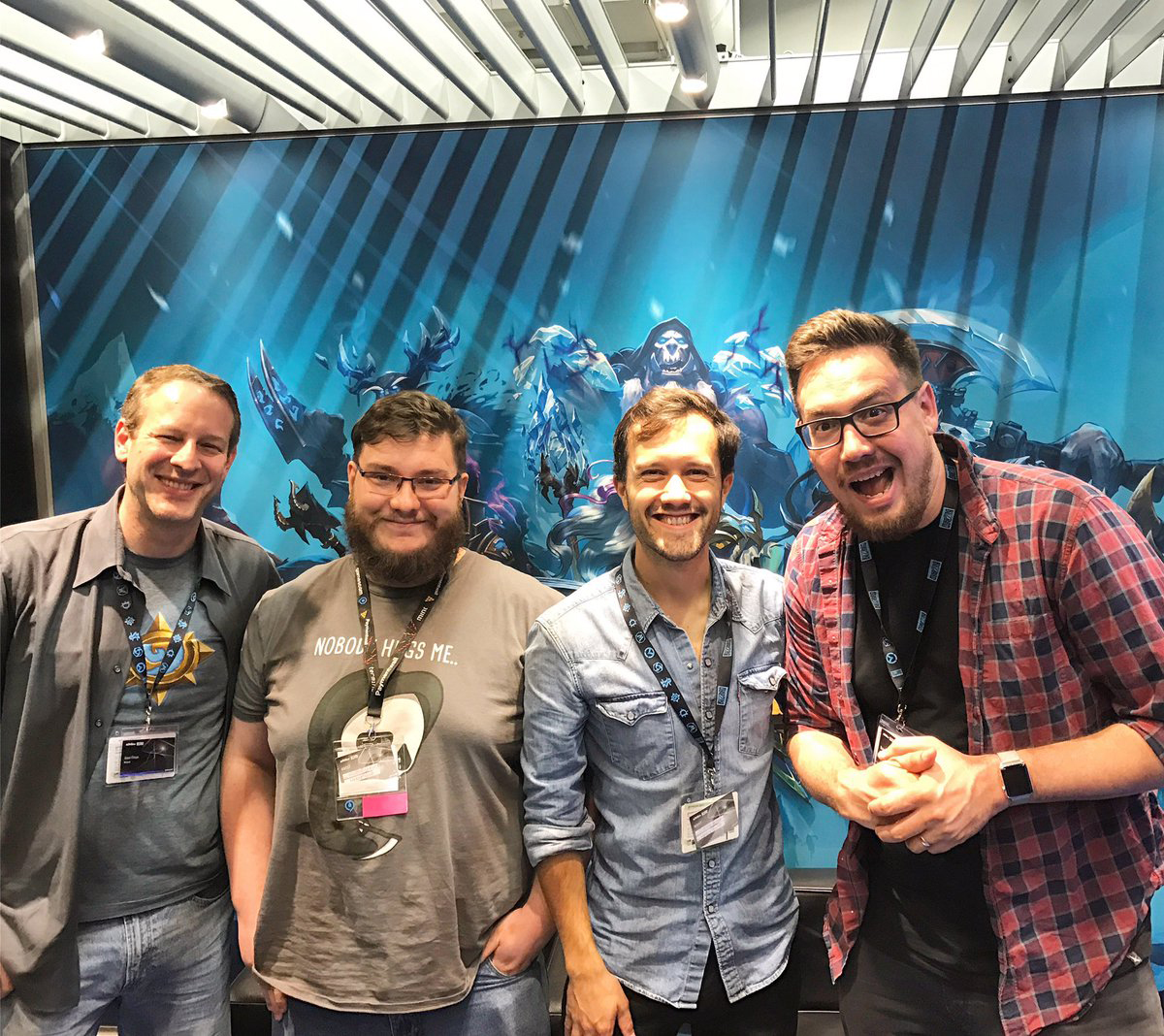 Jason Chayes, Vincent (Team Mamytwink), Florian (Mamytwink) et Ben Brode