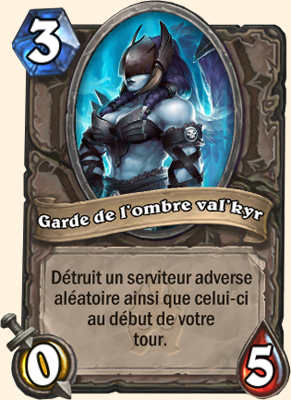 Carte Hearthstone Garde de l'ombre val'kyr
