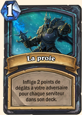Carte Hearthstone La proie