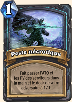 Carte Hearthstone Peste nécrotique